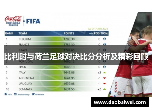 比利时与荷兰足球对决比分分析及精彩回顾